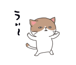 Sorrow of cat sticker #13275582