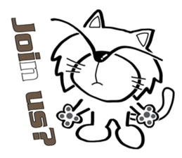 Cat-cat-cat English sticker #13276051