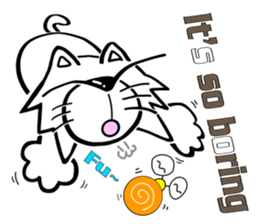 Cat-cat-cat English sticker #13276054