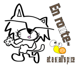 Cat-cat-cat English sticker #13276056