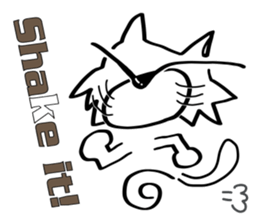 Cat-cat-cat English sticker #13276057