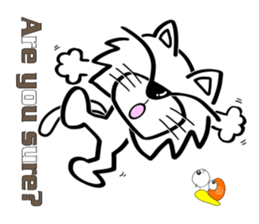 Cat-cat-cat English sticker #13276067