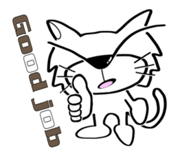 Cat-cat-cat English sticker #13276071