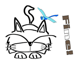 Cat-cat-cat English sticker #13276076