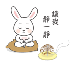 Superstitious Rabbit sticker #13276254