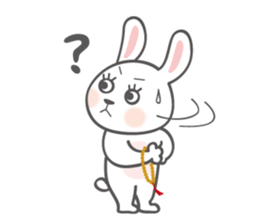 Superstitious Rabbit sticker #13276267