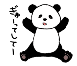 cat panda ! sticker #13276305