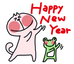 Parttime Cat and Charlie - celebration sticker #13276558