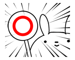 Moving sticker! Extremely Rabbit sticker #13277593