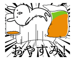 Moving sticker! Extremely Rabbit sticker #13277595