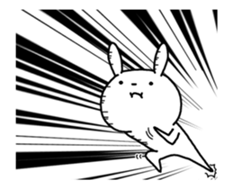 Moving sticker! Extremely Rabbit sticker #13277598