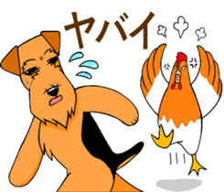 Terrier Sticker2 sticker #13280486