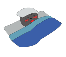 Gray the fat cat sticker #13281523