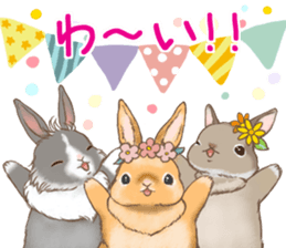 Crazy about RABBITS! sticker #13282418