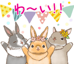 Crazy about RABBITS! sticker #13282418