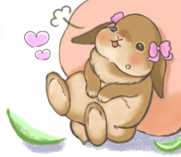 Crazy about RABBITS! sticker #13282422