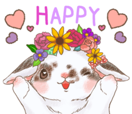 Crazy about RABBITS! sticker #13282423