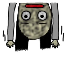 merry zombie sticker #13283375