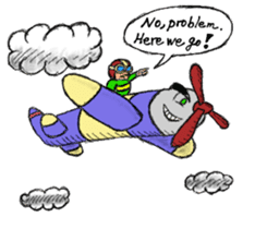 PLANE GUY sticker #13283503