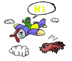 PLANE GUY sticker #13283504