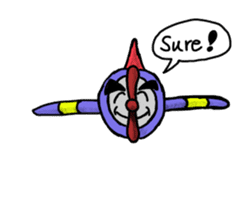 PLANE GUY sticker #13283506