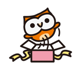 Happy OWL Hoo_English_ver sticker #13284034