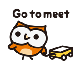 Happy OWL Hoo_English_ver sticker #13284040