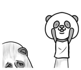 Bow Tie and Panda Part1.1 sticker #13284184