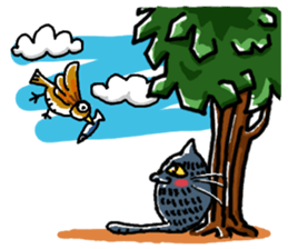 kirakunakuronekochan sticker #13284271