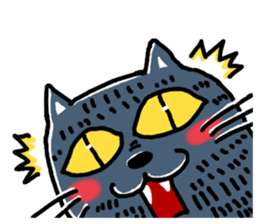 kirakunakuronekochan sticker #13284272