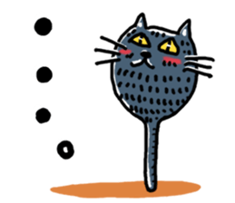 kirakunakuronekochan sticker #13284274