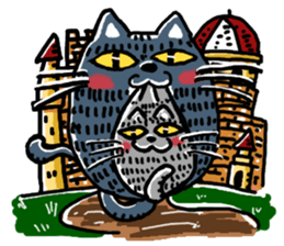 kirakunakuronekochan sticker #13284277