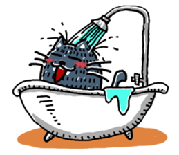 kirakunakuronekochan sticker #13284278