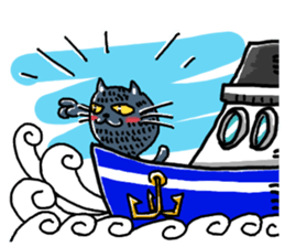 kirakunakuronekochan sticker #13284282