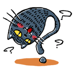 kirakunakuronekochan sticker #13284283