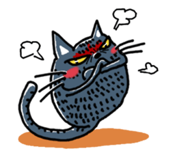 kirakunakuronekochan sticker #13284284