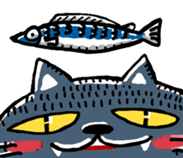 kirakunakuronekochan sticker #13284286