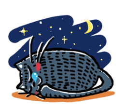 kirakunakuronekochan sticker #13284289