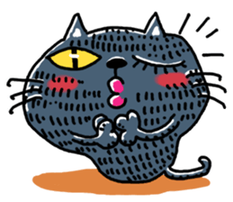 kirakunakuronekochan sticker #13284291