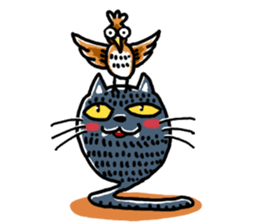 kirakunakuronekochan sticker #13284292