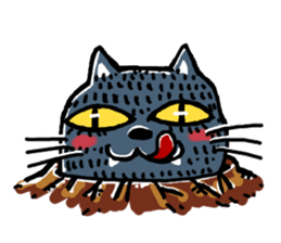 kirakunakuronekochan sticker #13284295