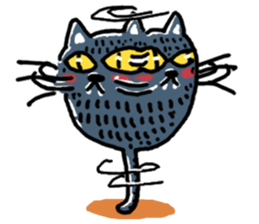 kirakunakuronekochan sticker #13284297