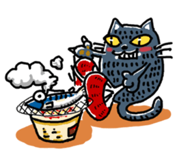 kirakunakuronekochan sticker #13284298