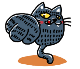 kirakunakuronekochan sticker #13284299