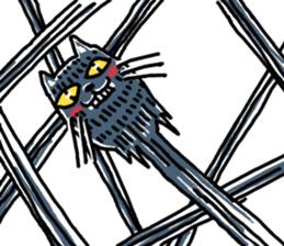 kirakunakuronekochan sticker #13284301