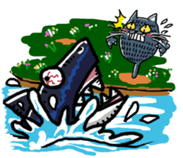 kirakunakuronekochan sticker #13284306