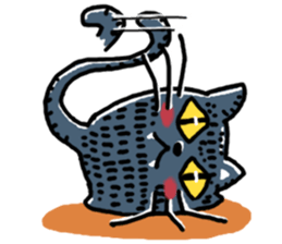 kirakunakuronekochan sticker #13284307