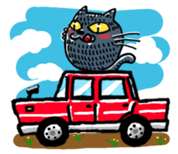 kirakunakuronekochan sticker #13284308