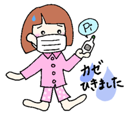 winter version,girl. sticker #13284608