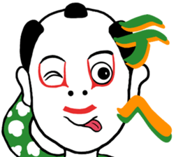 Kabuki Boy2 sticker #13284899